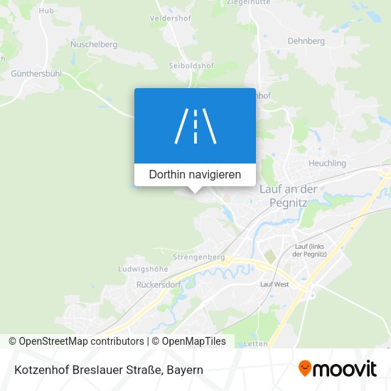 Kotzenhof Breslauer Straße Karte