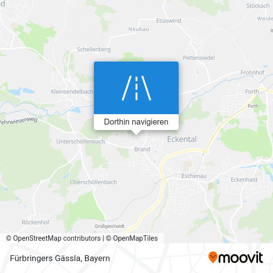 Fürbringers Gässla Karte