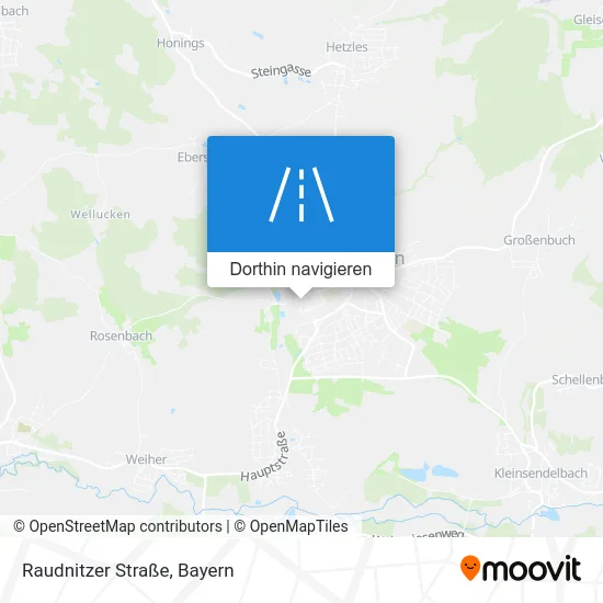 Raudnitzer Straße Karte