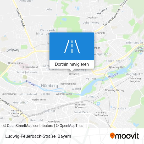 Ludwig-Feuerbach-Straße Karte