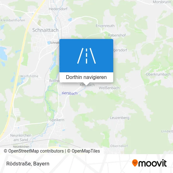 Rödstraße Karte