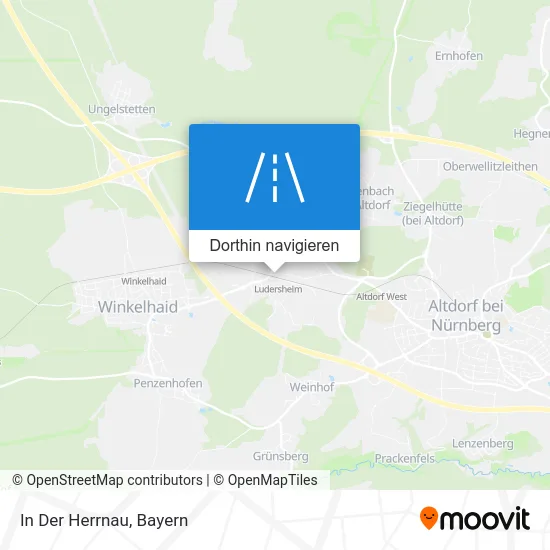 In Der Herrnau Karte