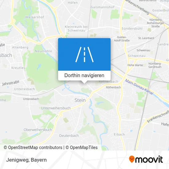 Jenigweg Karte