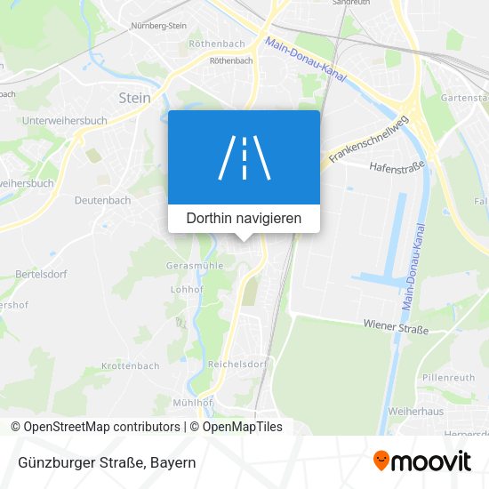 Günzburger Straße Karte