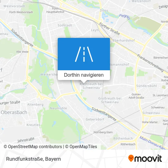 Rundfunkstraße Karte