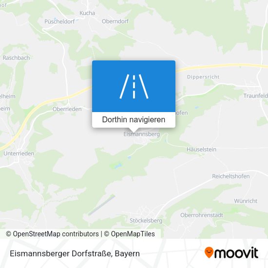 Eismannsberger Dorfstraße Karte