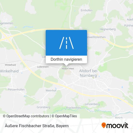 Äußere Fischbacher Straße Karte