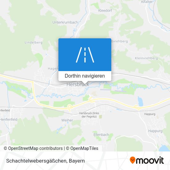 Schachtelwebersgäßchen Karte