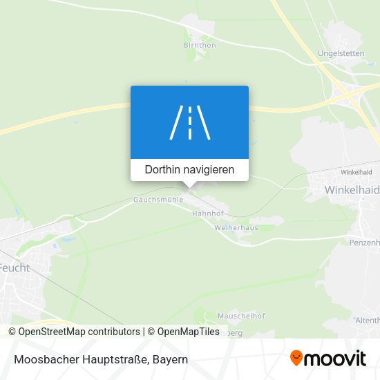 Moosbacher Hauptstraße Karte
