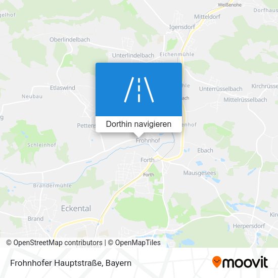 Frohnhofer Hauptstraße Karte