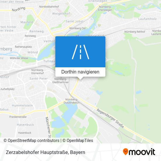 Zerzabelshofer Hauptstraße Karte