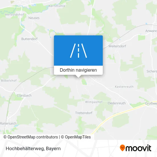 Hochbehälterweg Karte