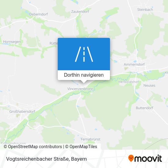 Vogtsreichenbacher Straße Karte