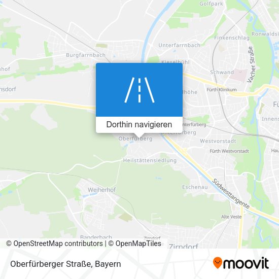 Oberfürberger Straße Karte