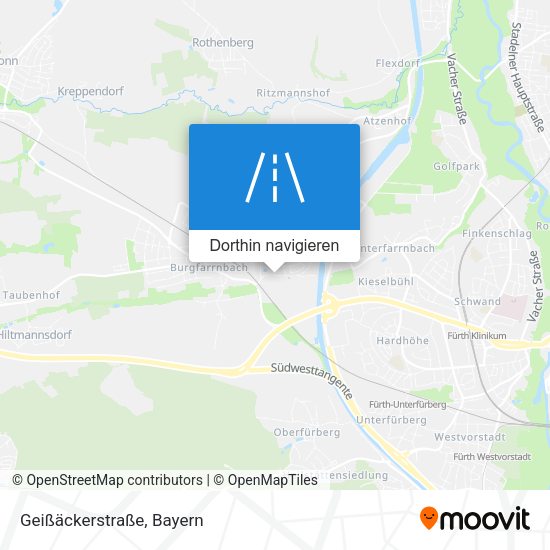 Geißäckerstraße Karte