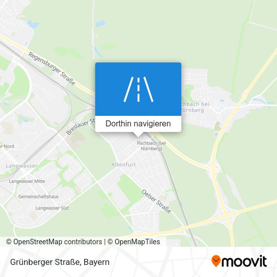 Grünberger Straße Karte