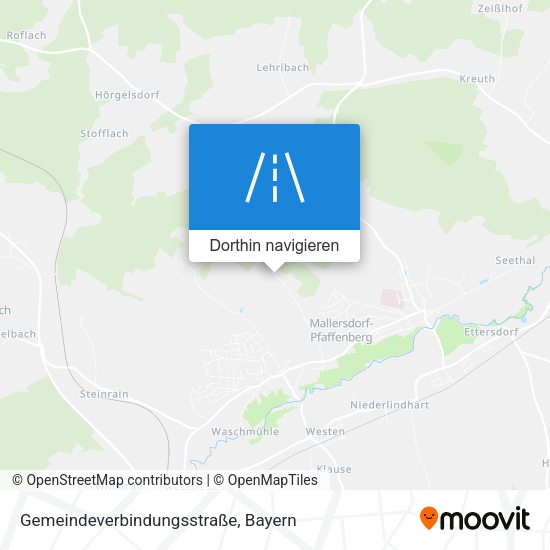 Gemeindeverbindungsstraße Karte