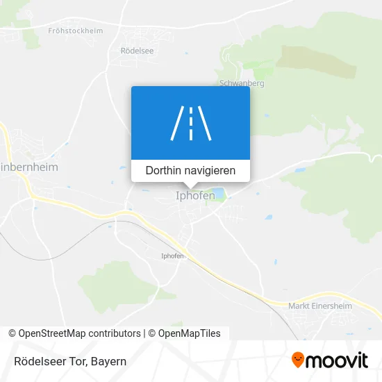 Rödelseer Tor Karte