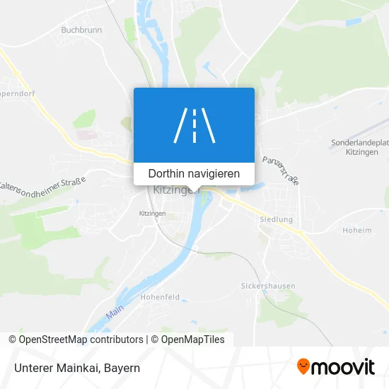 Unterer Mainkai Karte