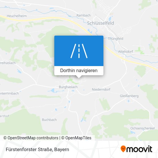 Fürstenforster Straße Karte