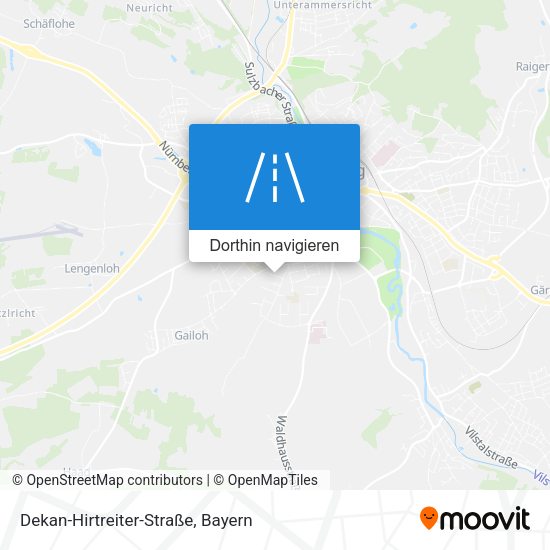 Dekan-Hirtreiter-Straße Karte