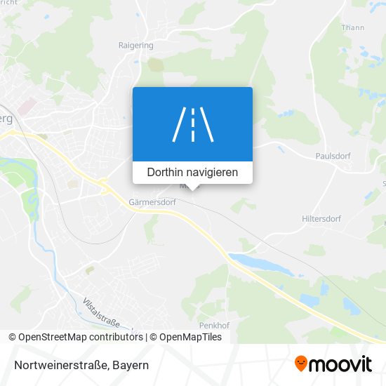 Nortweinerstraße Karte