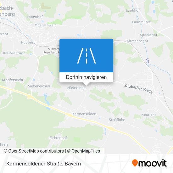 Karmensöldener Straße Karte