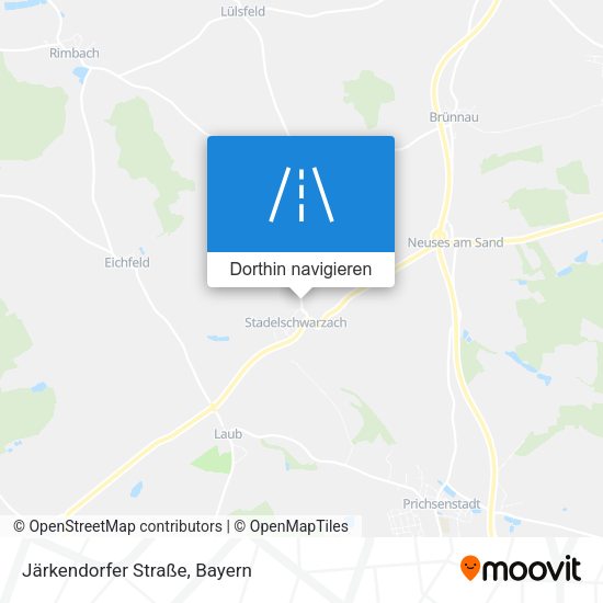 Järkendorfer Straße Karte