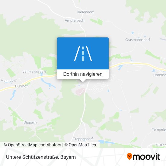 Untere Schützenstraße Karte