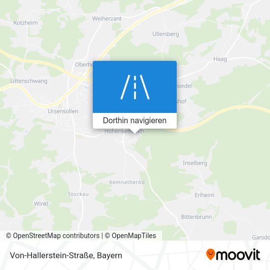 Von-Hallerstein-Straße Karte