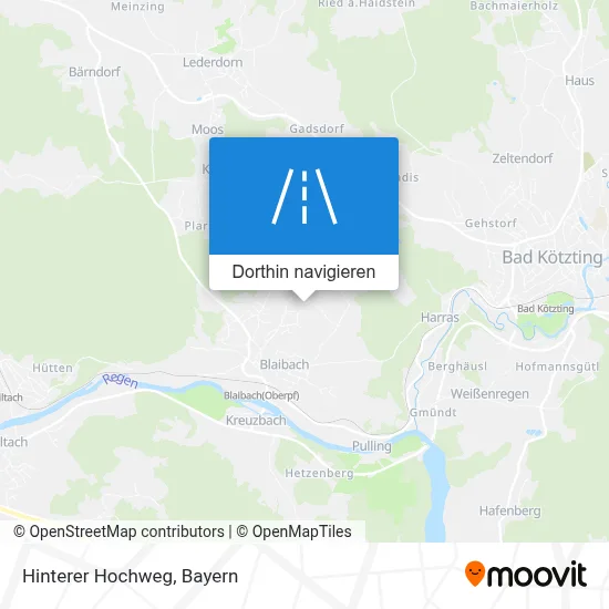 Hinterer Hochweg Karte