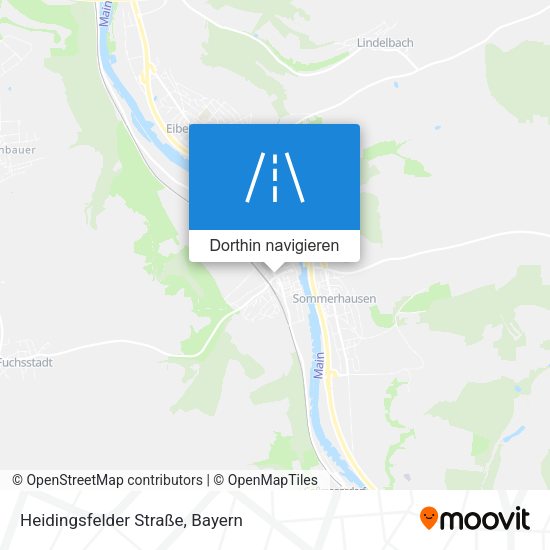 Heidingsfelder Straße Karte
