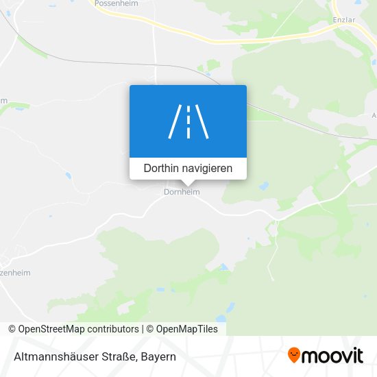 Altmannshäuser Straße Karte