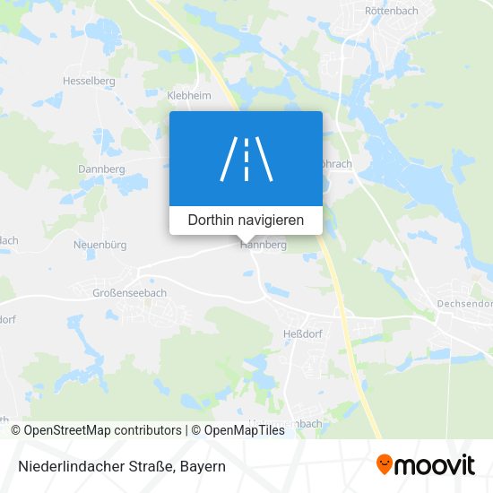 Niederlindacher Straße Karte