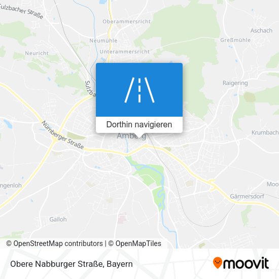 Obere Nabburger Straße Karte