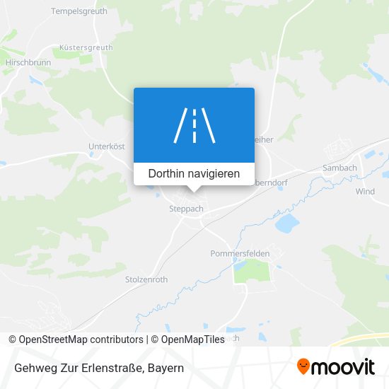 Gehweg Zur Erlenstraße Karte
