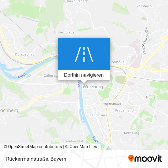 Rückermainstraße Karte