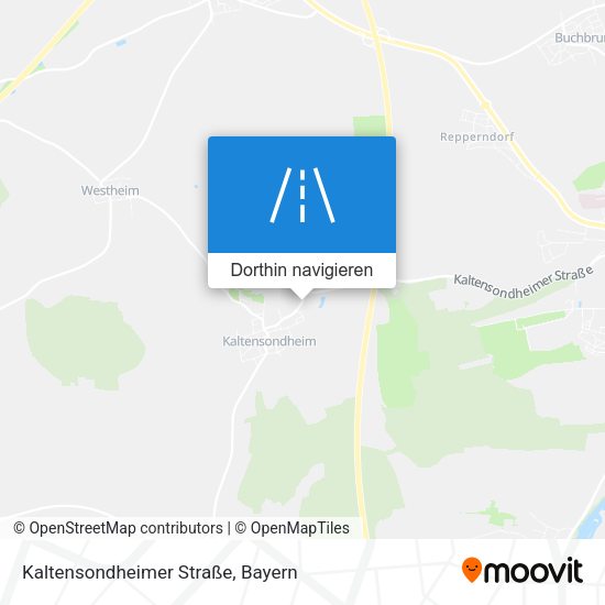 Kaltensondheimer Straße Karte