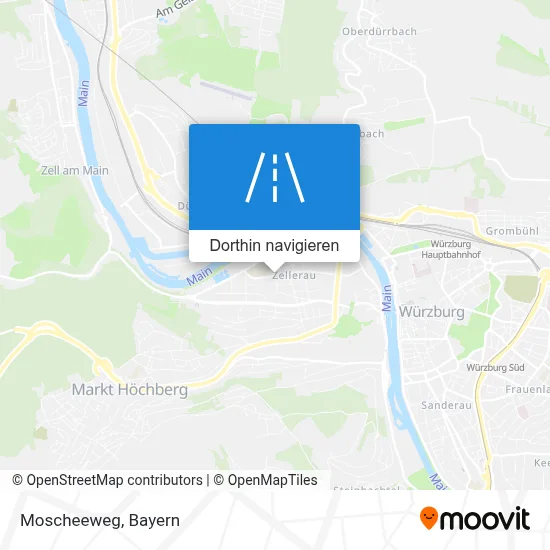 Moscheeweg Karte