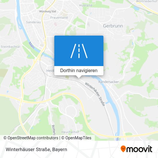 Winterhäuser Straße Karte