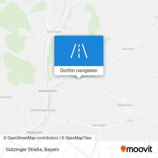 Gützinger Straße Karte