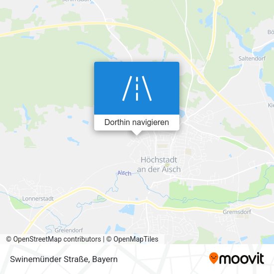 Swinemünder Straße Karte