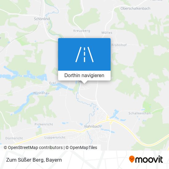 Zum Süßer Berg Karte