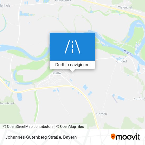 Johannes-Gutenberg-Straße Karte