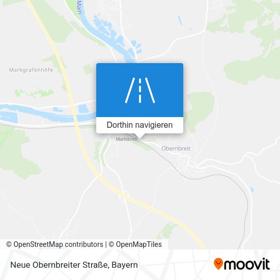 Neue Obernbreiter Straße Karte