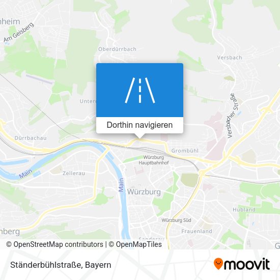 Ständerbühlstraße Karte