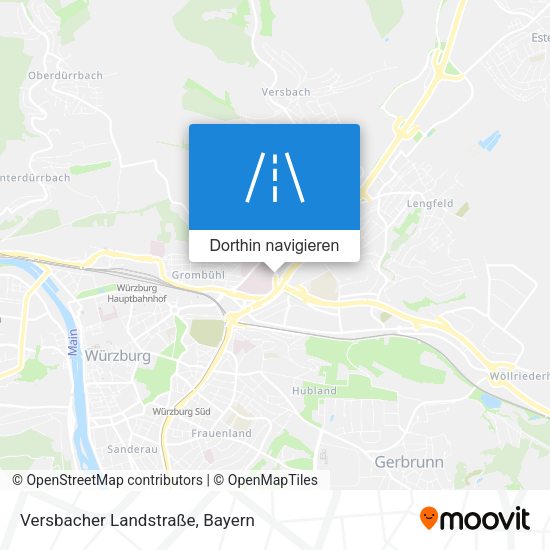 Versbacher Landstraße Karte