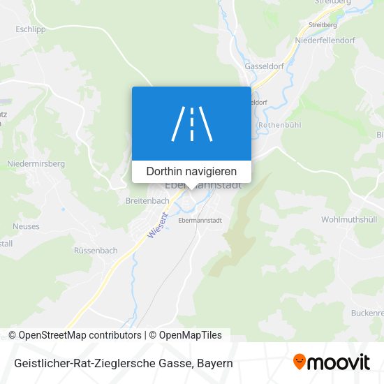 Geistlicher-Rat-Zieglersche Gasse Karte