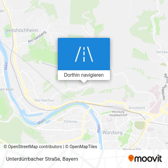 Unterdürrbacher Straße Karte