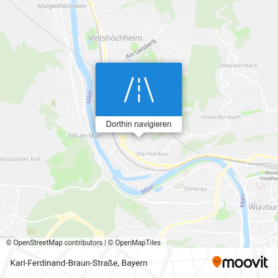 Karl-Ferdinand-Braun-Straße Karte